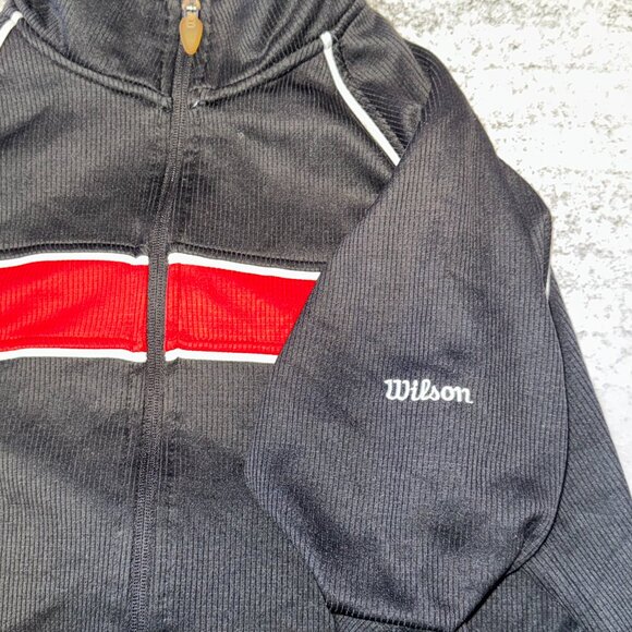Vintage Wilson Track Jacket – Black/Red/White - Picture 5 of 7